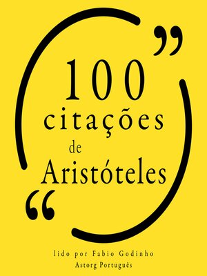 cover image of 100 citações de Aristóteles